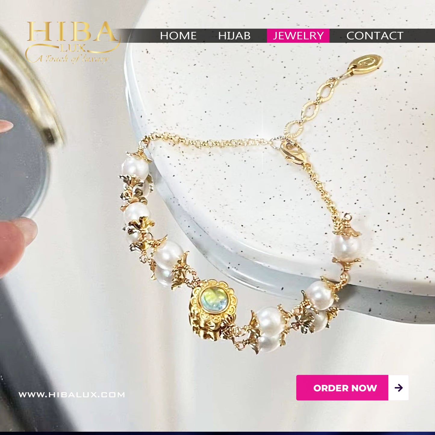Regal Pearl Elegance Bracelet