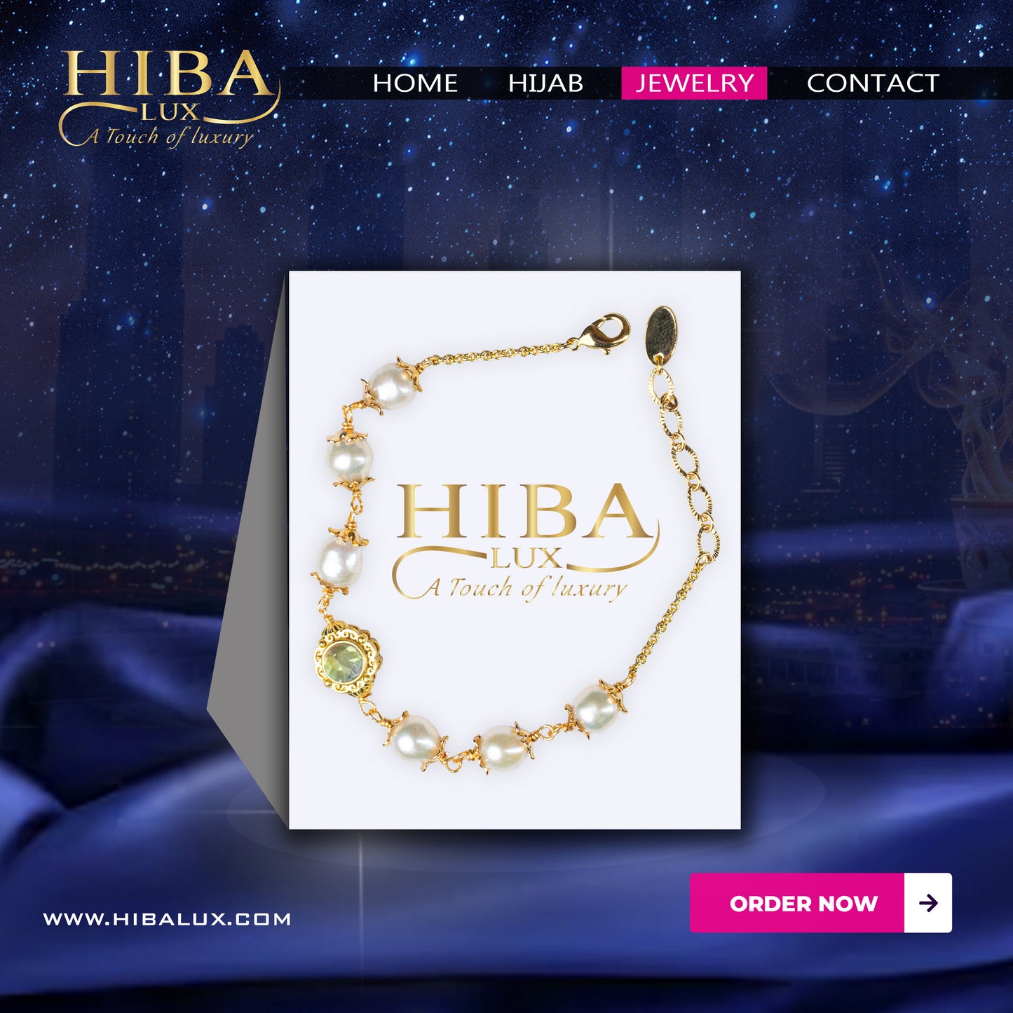 Regal Pearl Elegance Bracelet