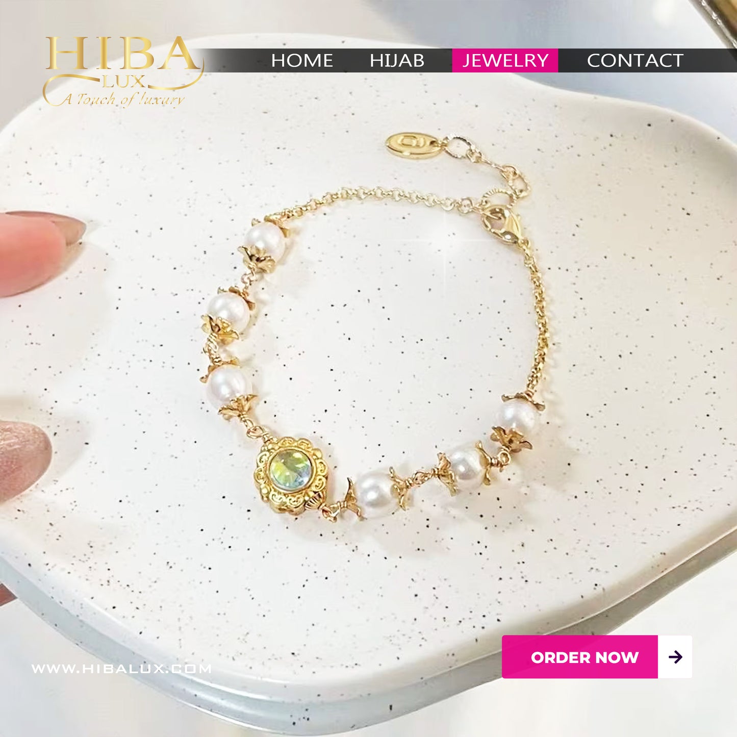 Regal Pearl Elegance Bracelet