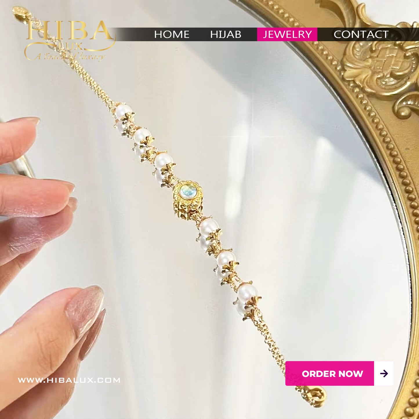 Regal Pearl Elegance Bracelet