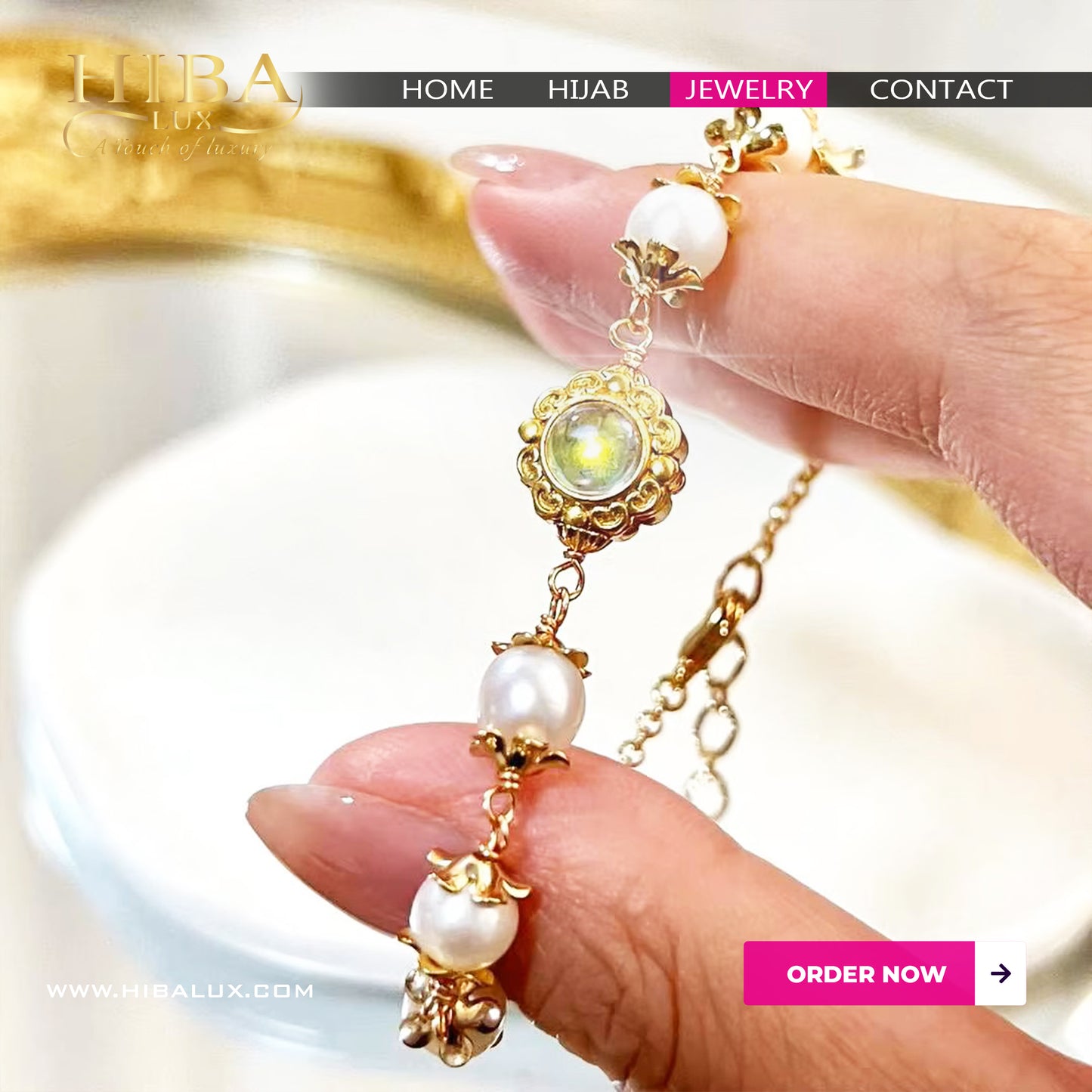 Regal Pearl Elegance Bracelet