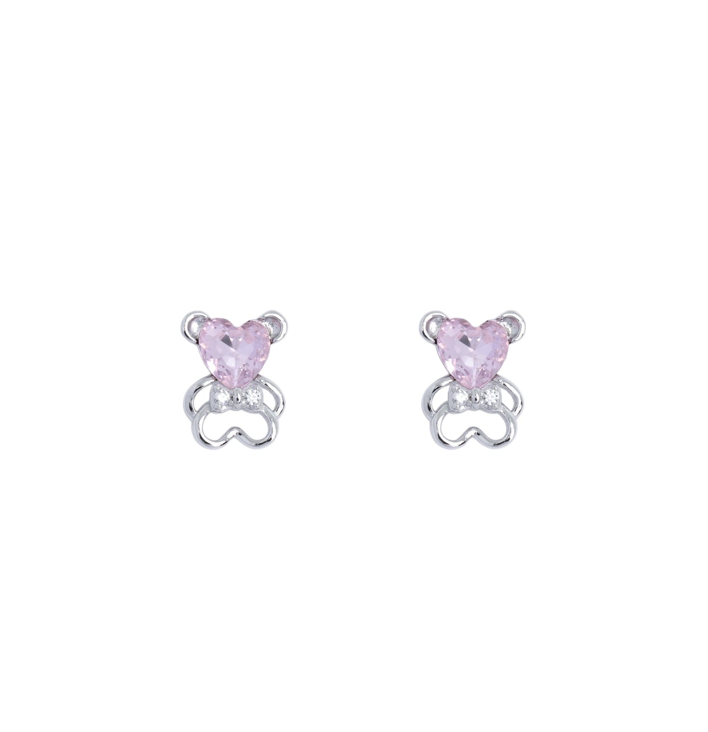 Bear Heart Earring