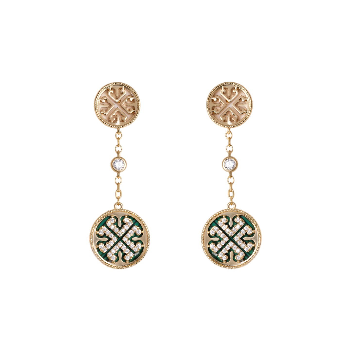 Golden Drop Earrings
