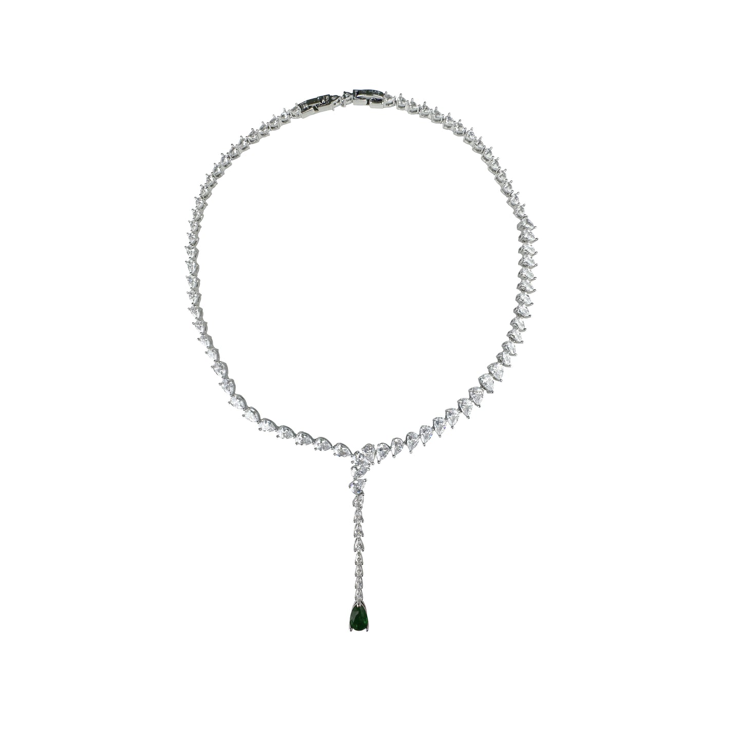 Luxurious Pear Necklace Set