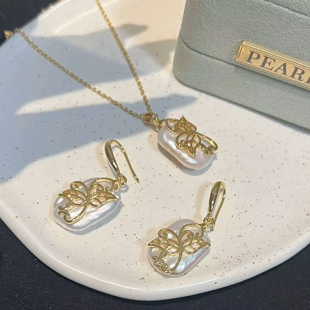 Grace of the Sea – Flat Freshwater Pearl Beauty