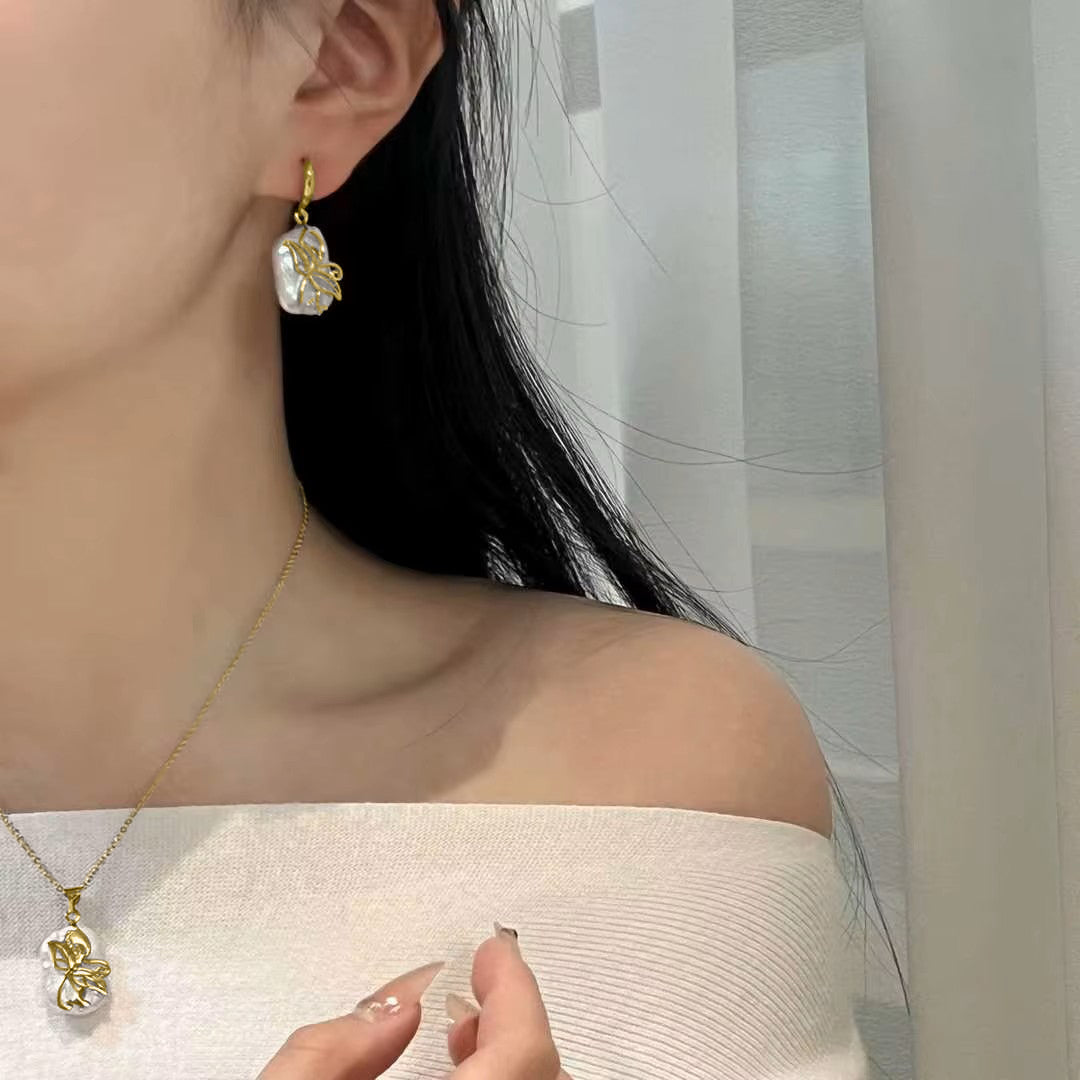 Grace of the Sea – Flat Freshwater Pearl Beauty