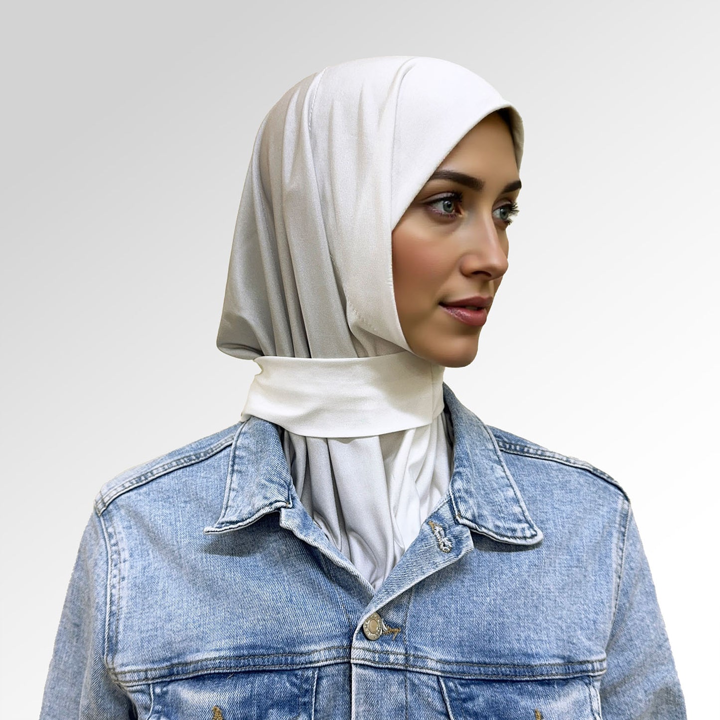 حجاب قطعة واحدة مطبوع ديجيتال