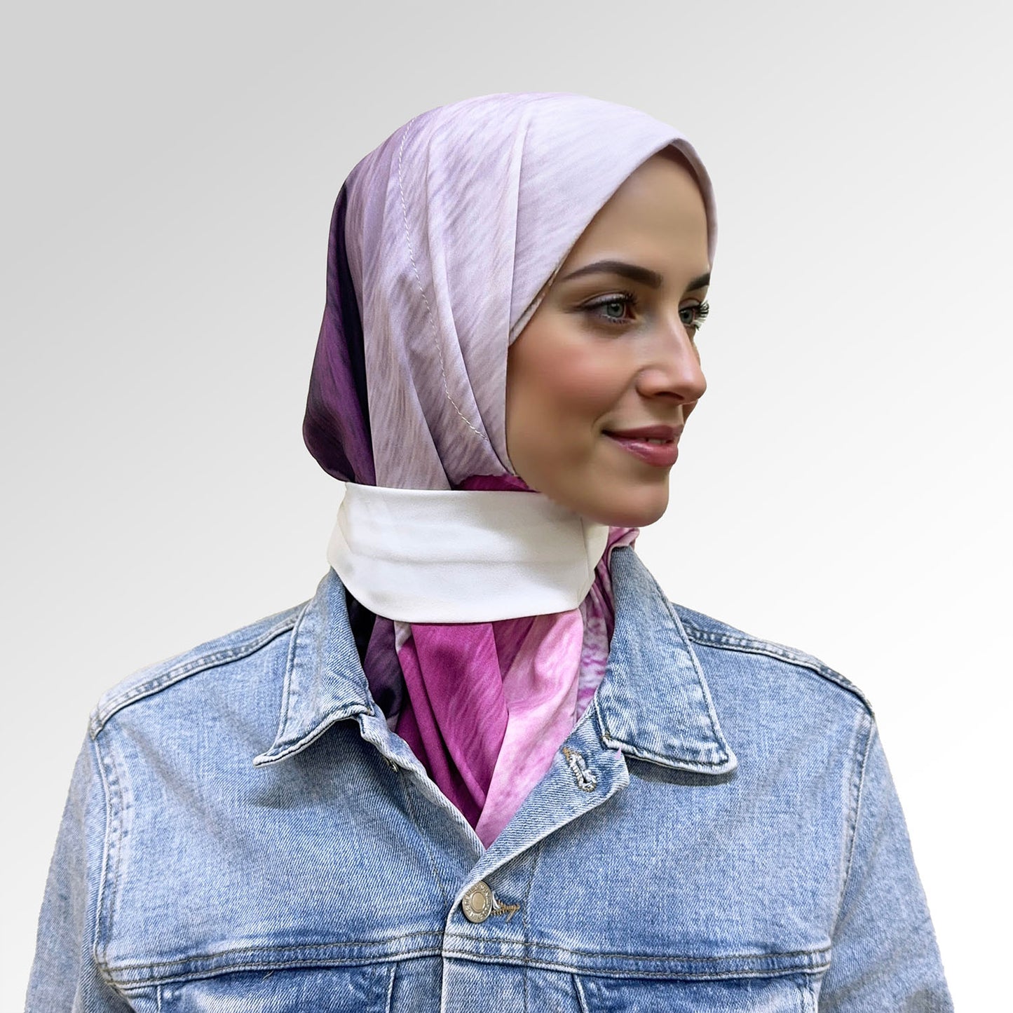 حجاب قطعة واحدة مطبوع ديجيتال