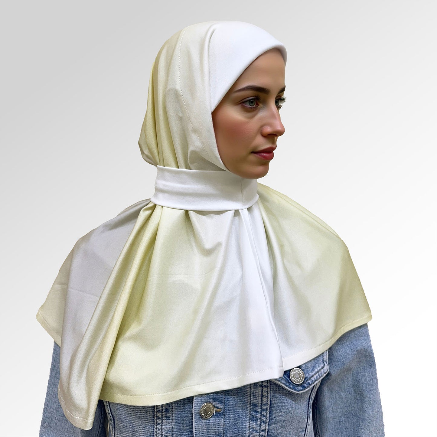 حجاب قطعة واحدة مطبوع ديجيتال