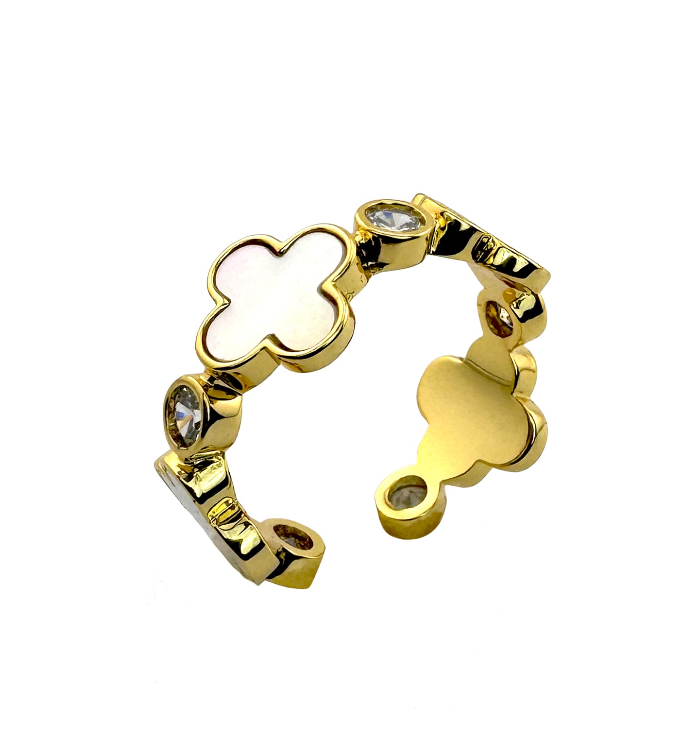 Clover Touch Ring