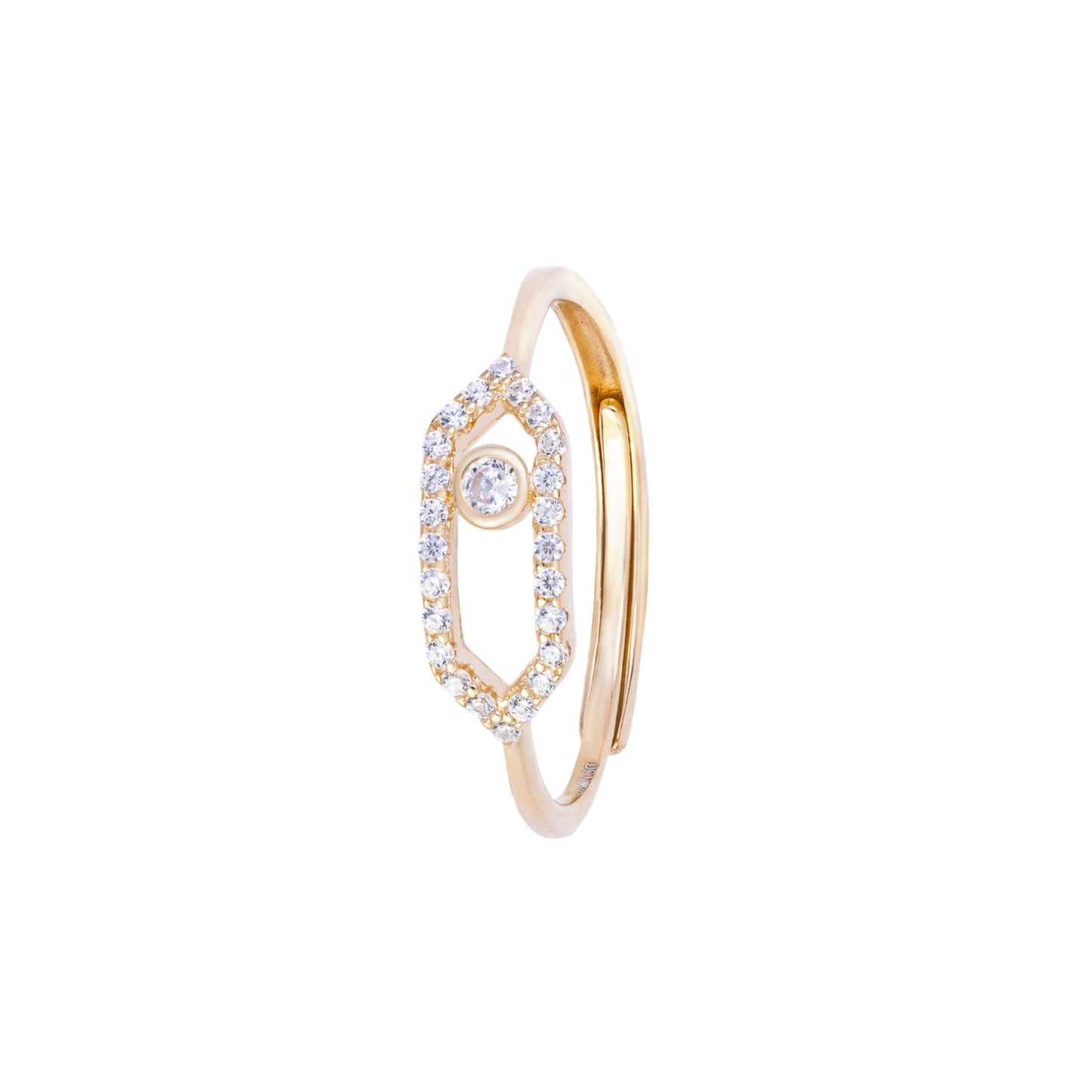 Pointed Halo Ring