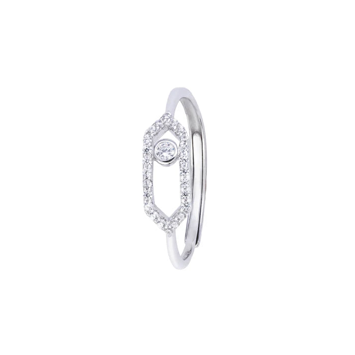Pointed Halo Ring