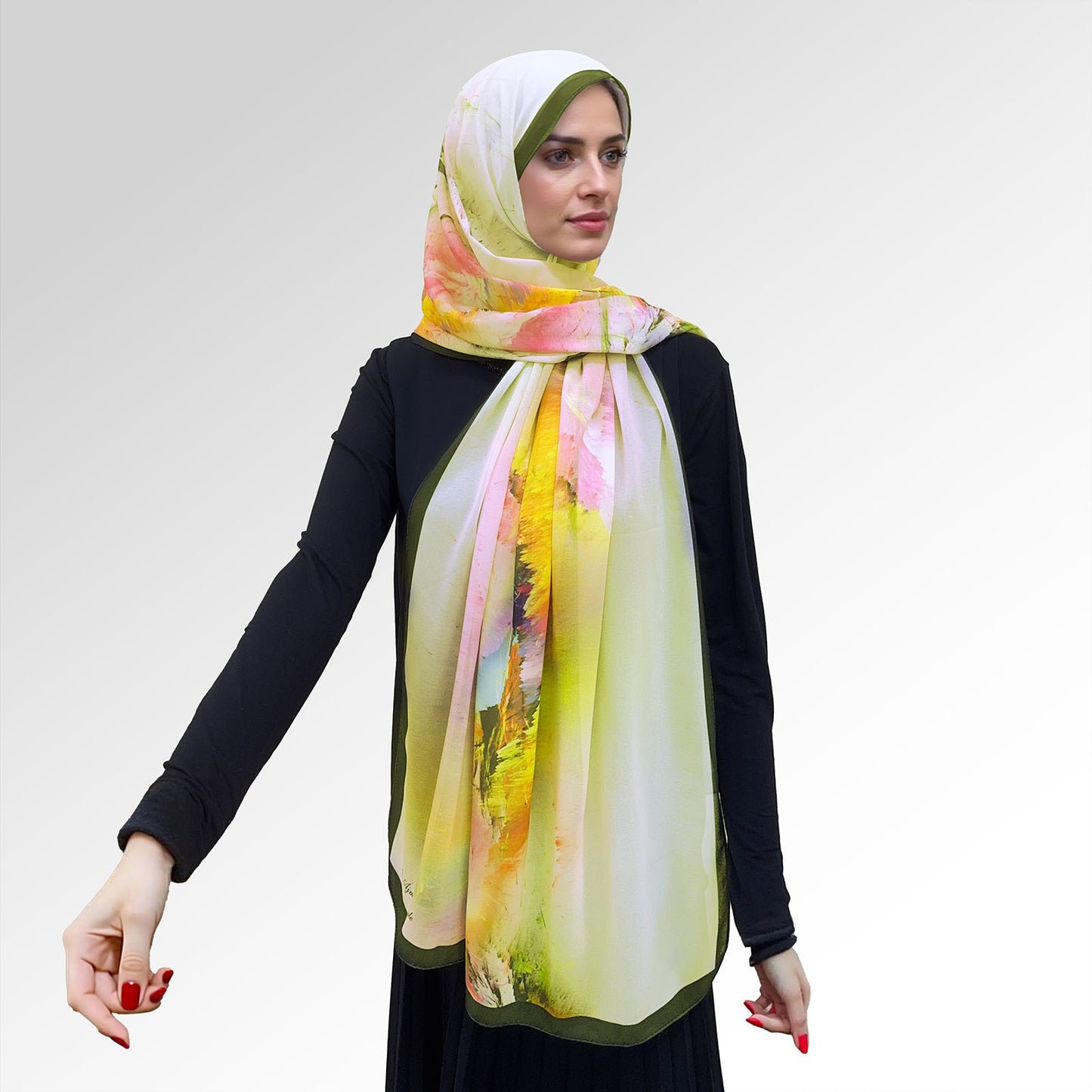 شيله طباعة ديجيتال