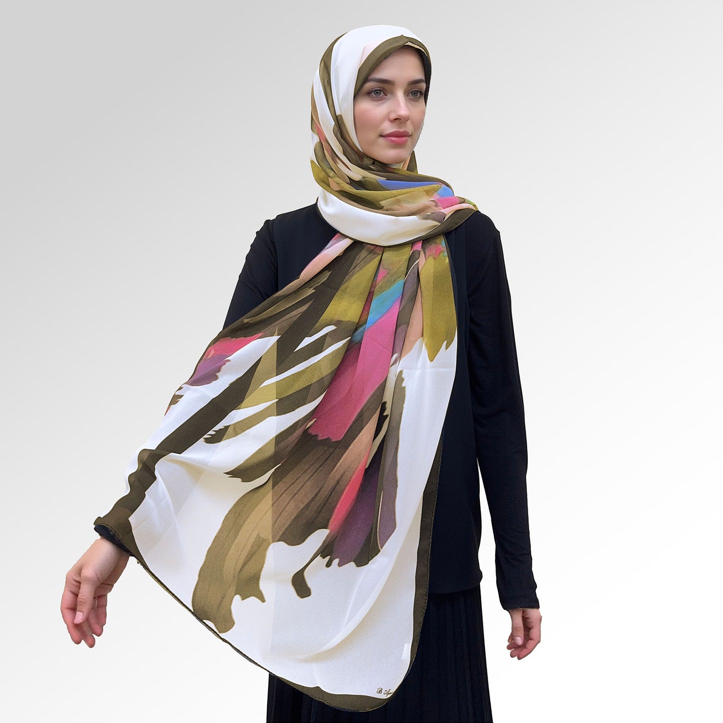 شيله طباعة ديجيتال