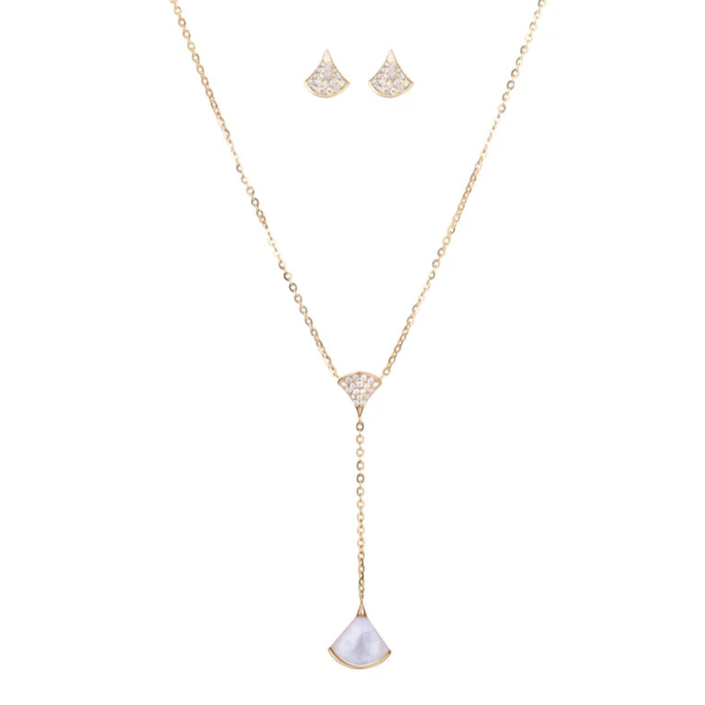 Arc Drop Necklace Set