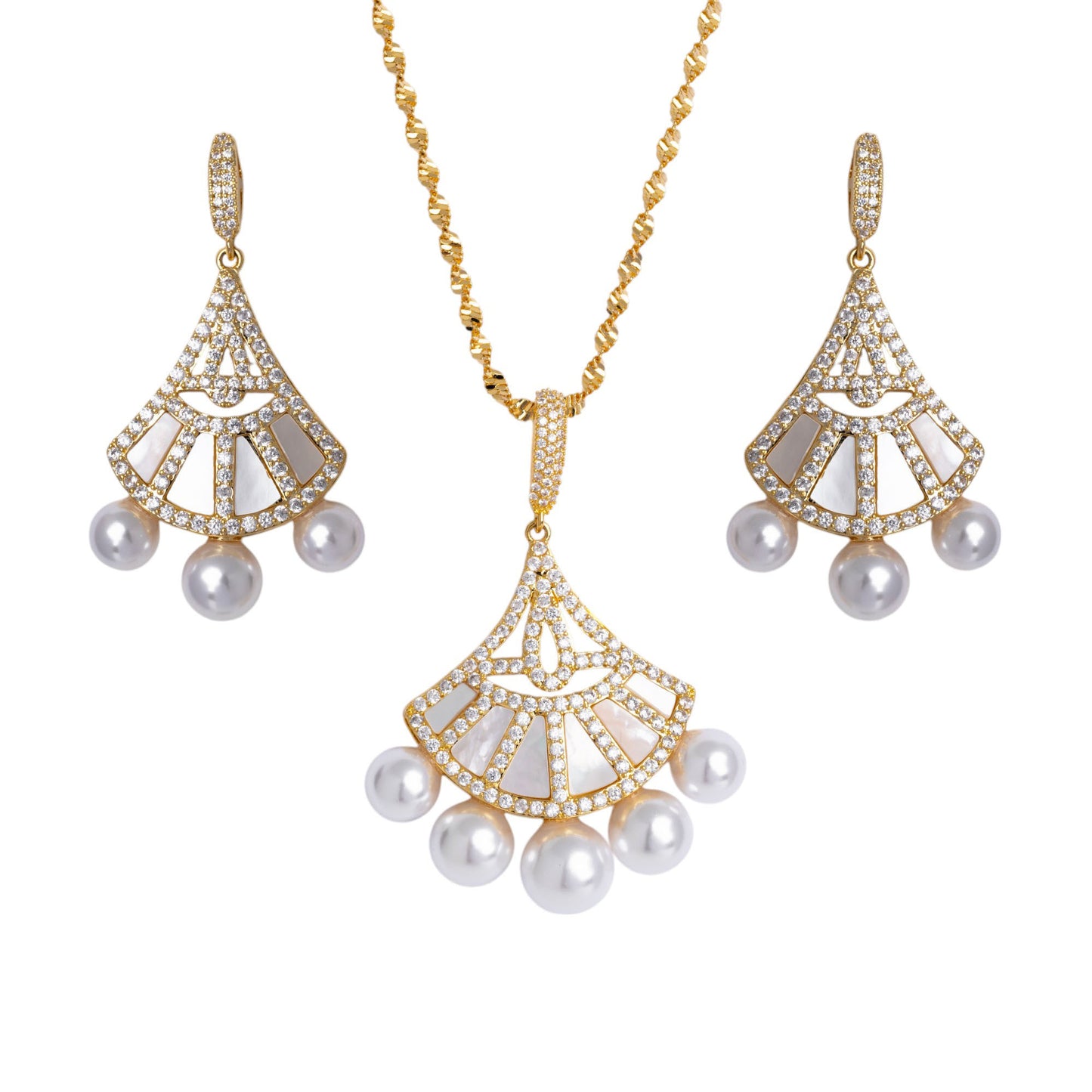 Luxe Arc Long Chain Set