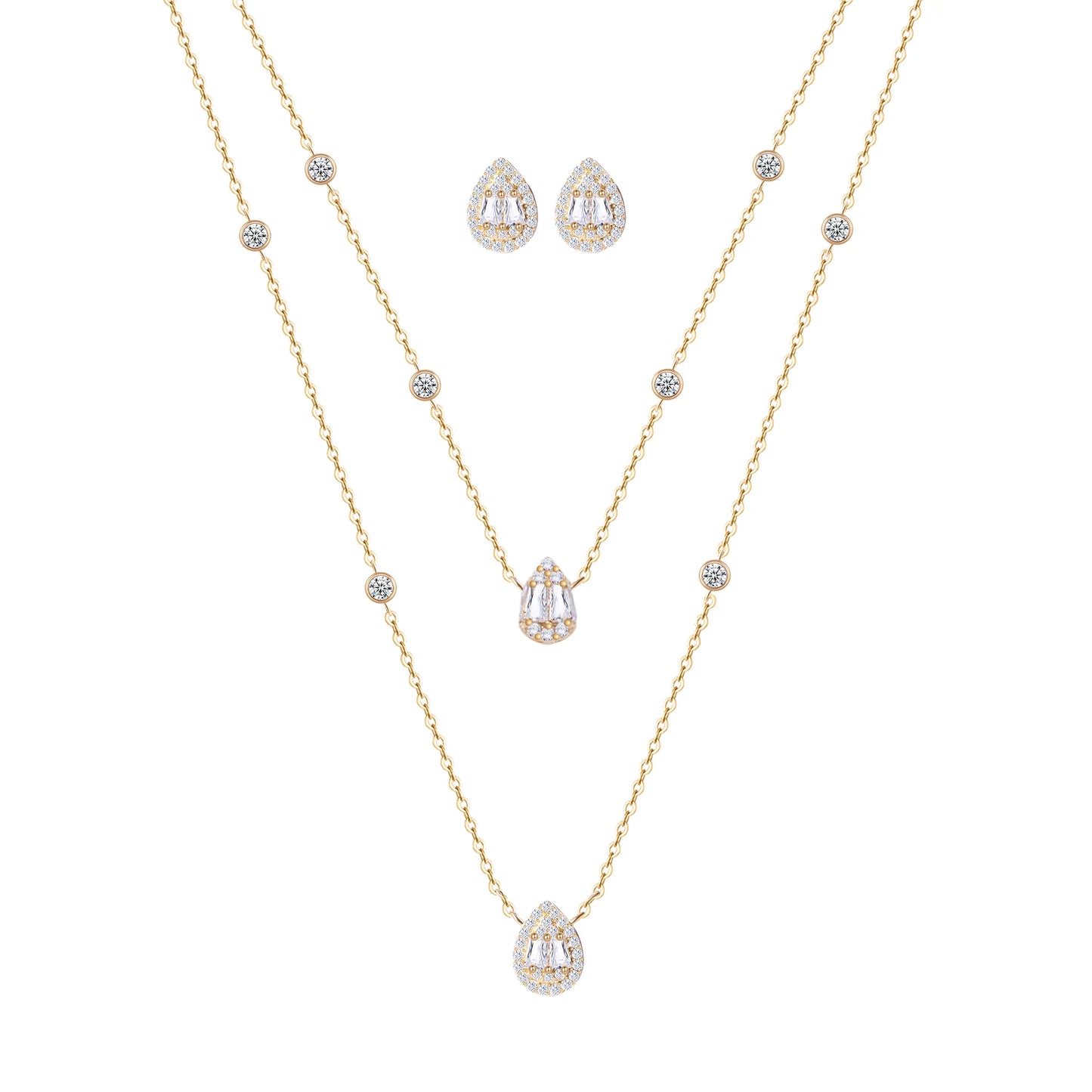Elegance Drops Necklace Set