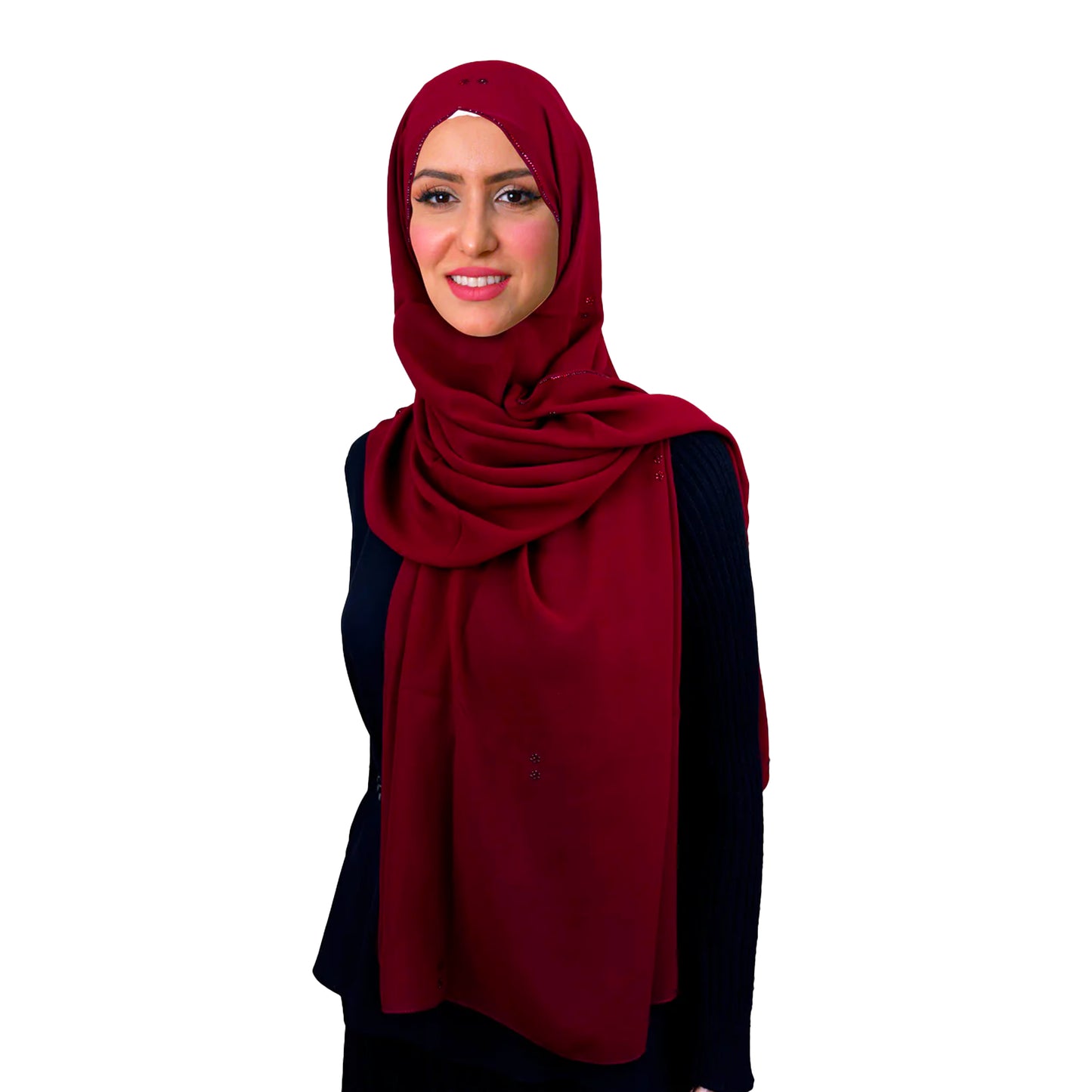 شيلة من الشيفون الاندونيسي الفاخر