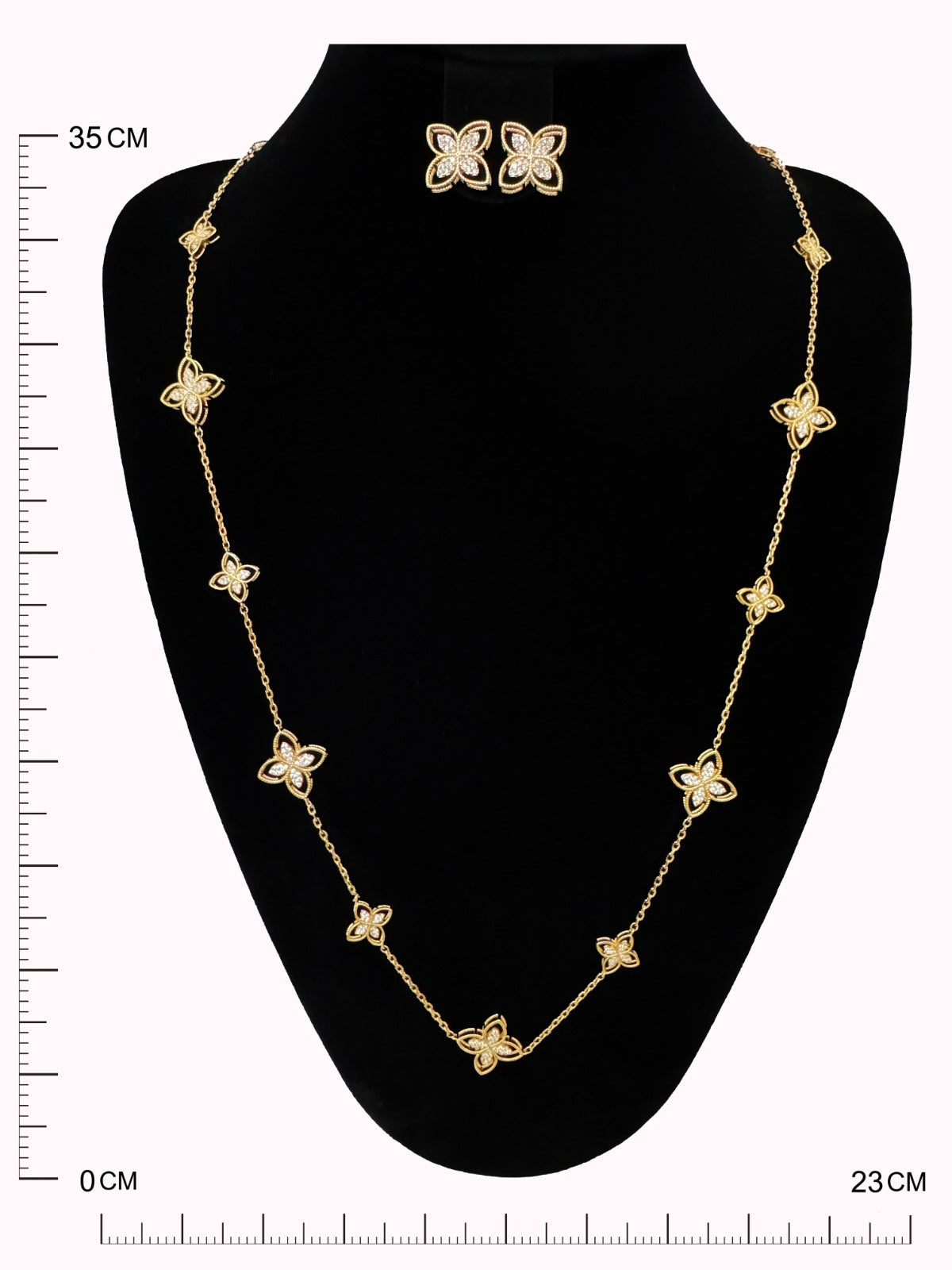 Floral Grace Long Chain Set