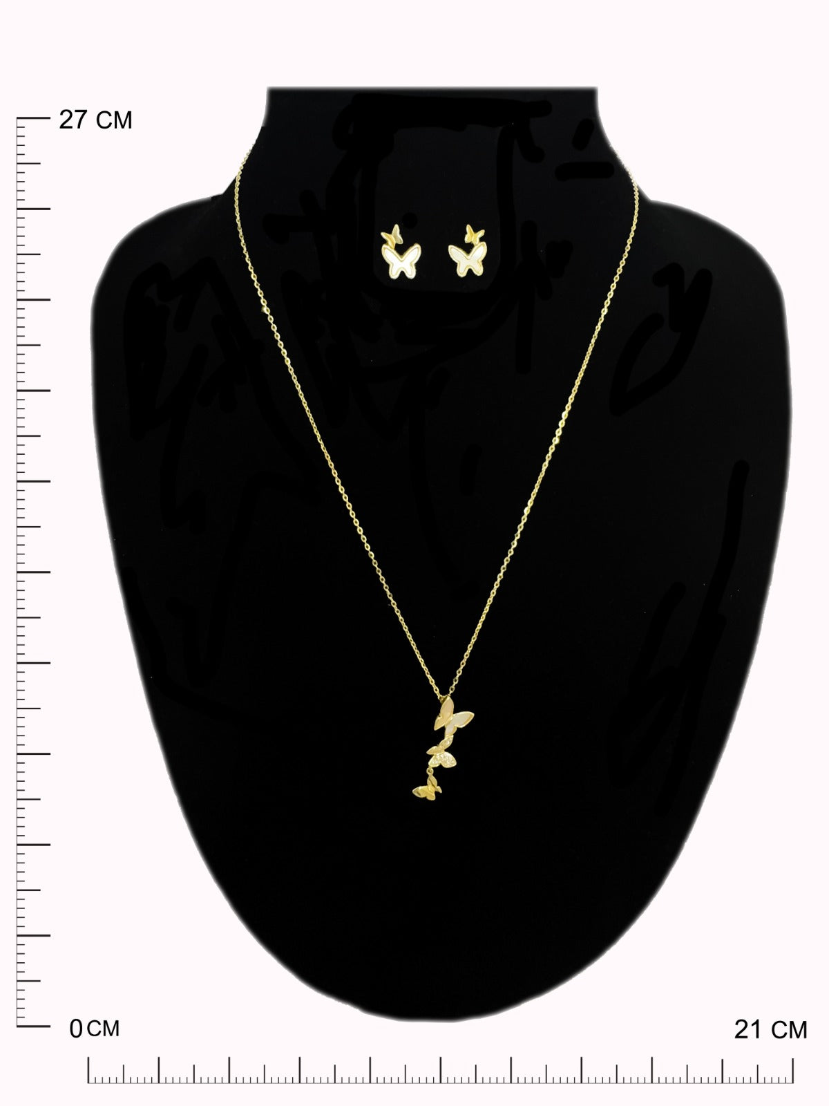 Whispering Butterfly Necklace Set