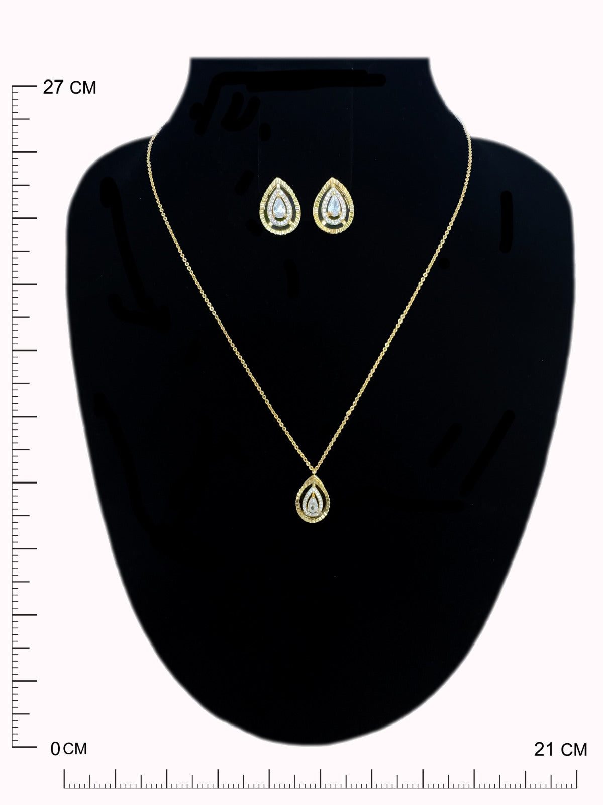 Halo Sparkle Necklace Set