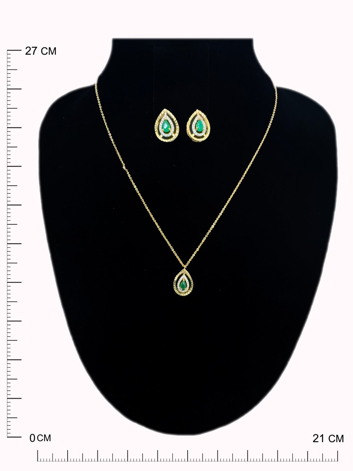 Halo Sparkle Necklace Set