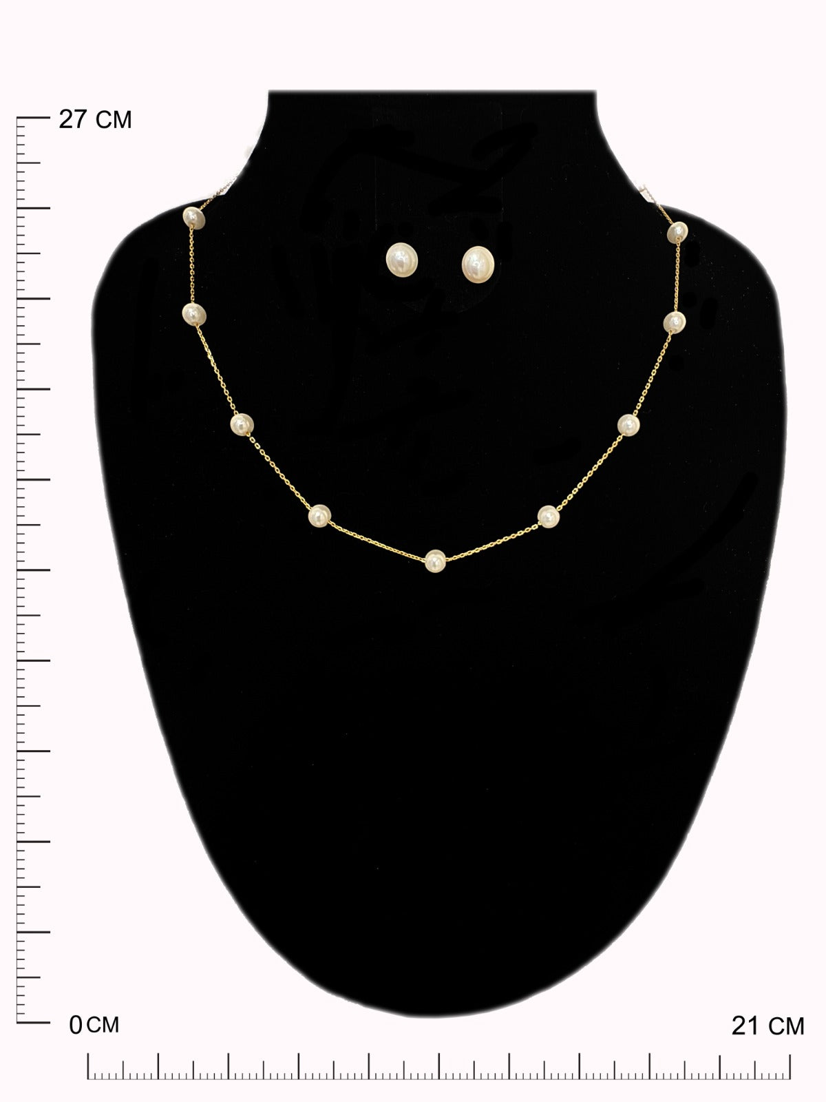 Ivory Pearl Necklace Set