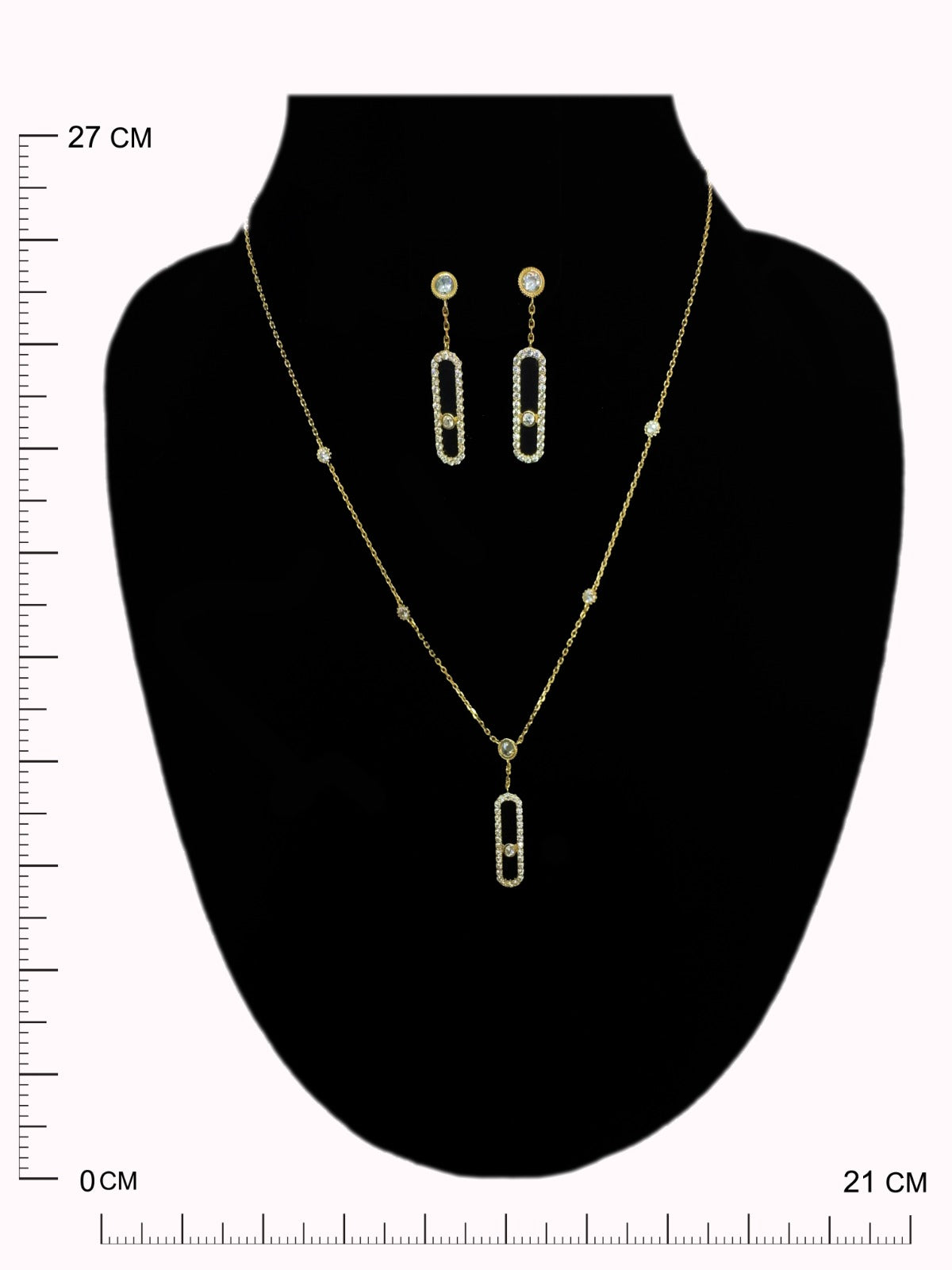 Graceful Oval Necklace Set