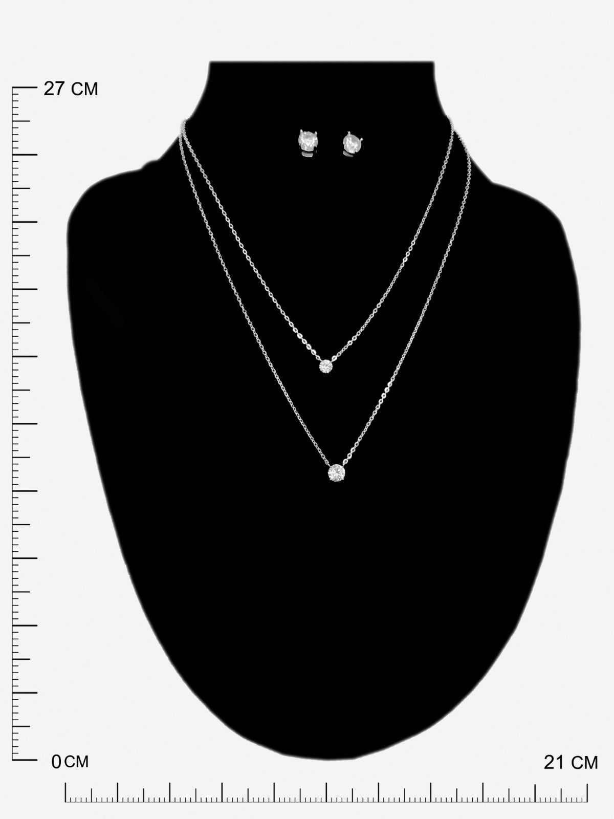 Amber Stone Necklace Set