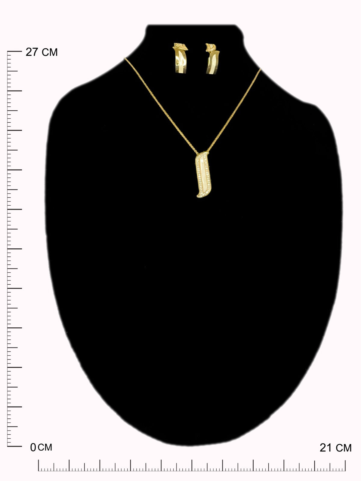 Curve Halo Necklace Set