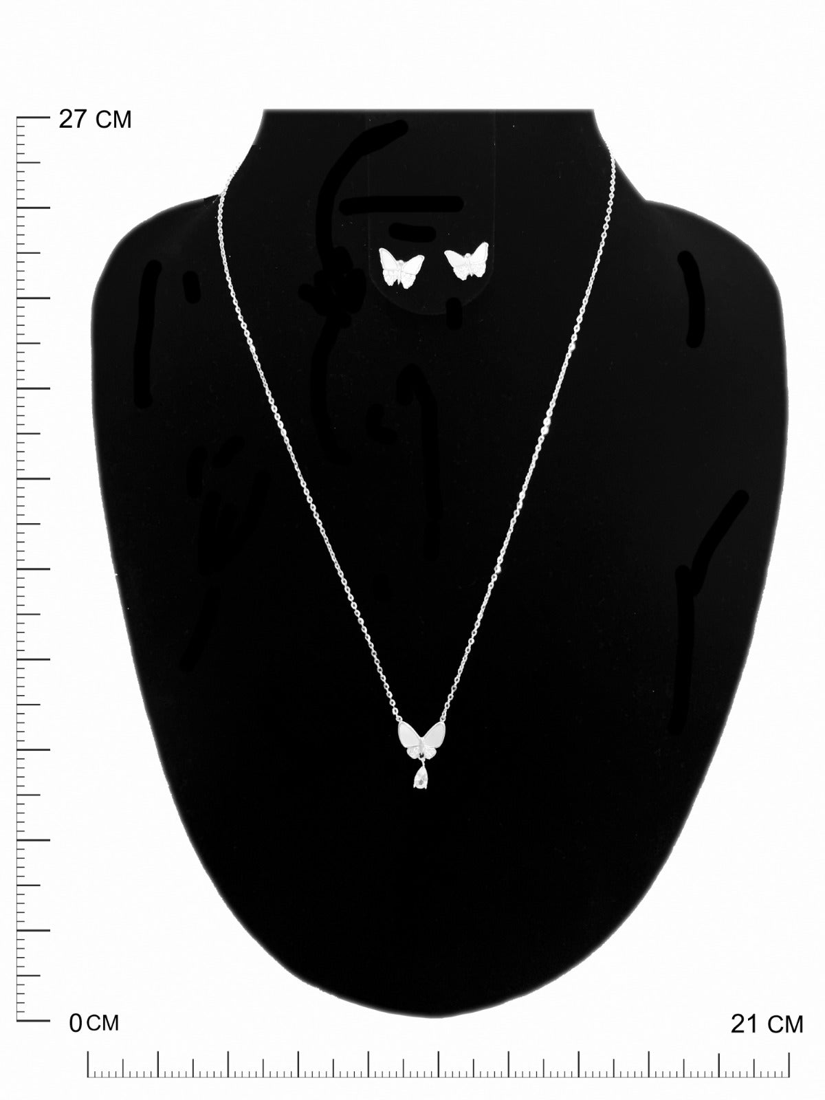 Crystal Wing Necklace Set