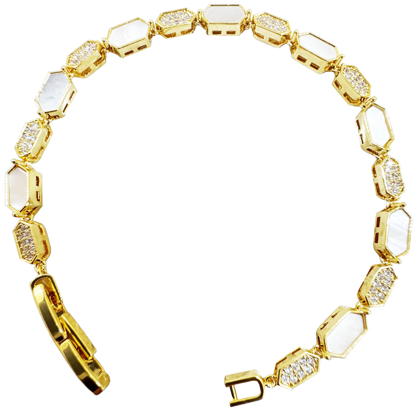Golden Mosaic Bracelet