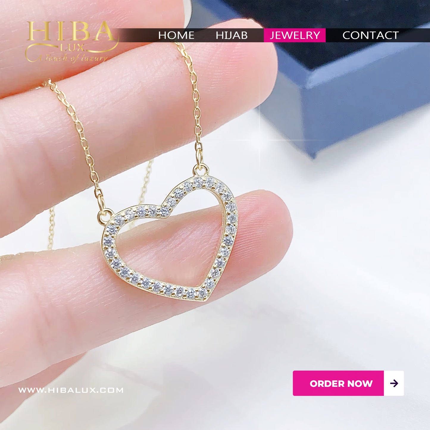 Heart of Sparkle Necklace