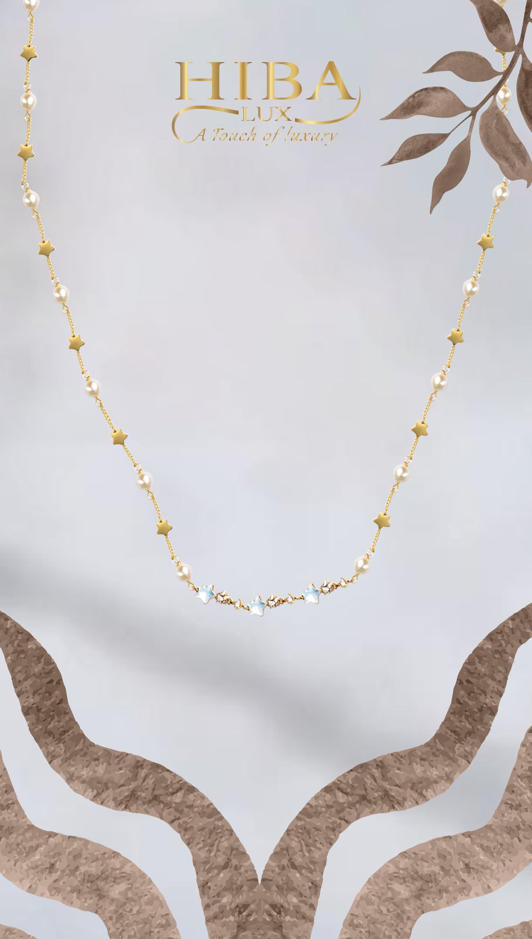 Starry Sky "Akoya Freshwater" Pearl Long Necklace