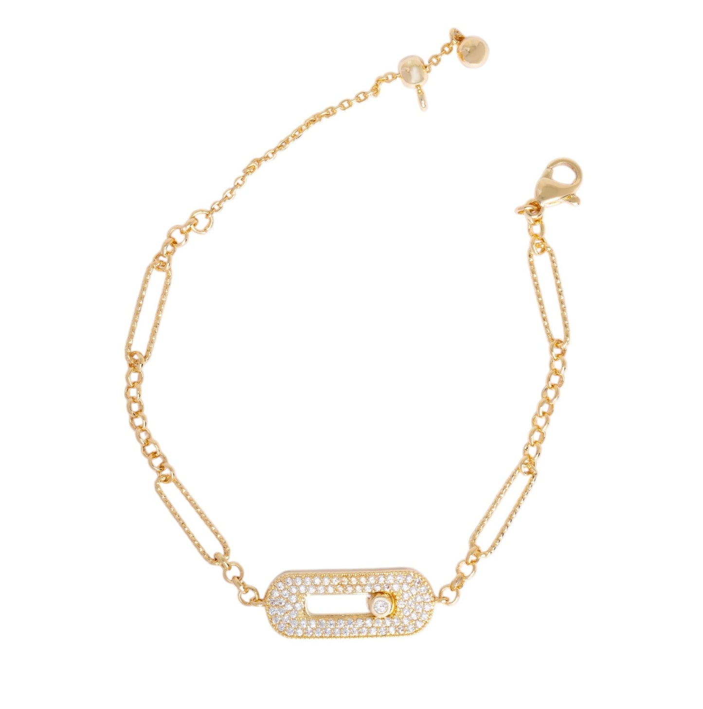 Radiant Gold Link Bracelet
