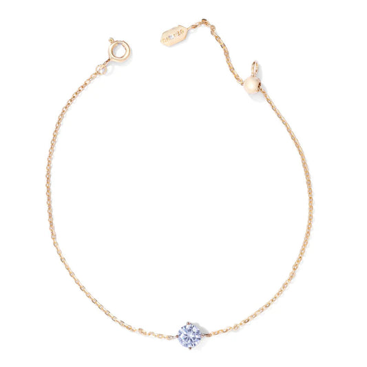 Gold Solitaire Bracelet