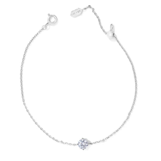 Gold Solitaire Bracelet
