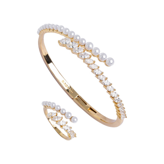 Pearl Radiant Bangle Set