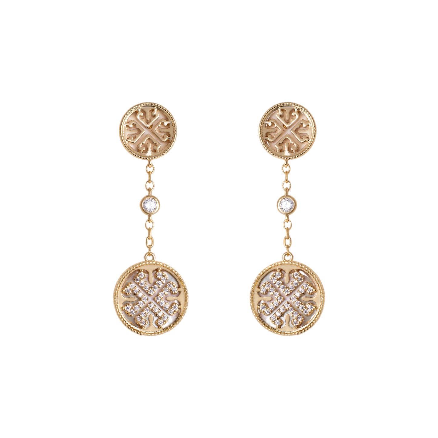 Golden Drop Earrings
