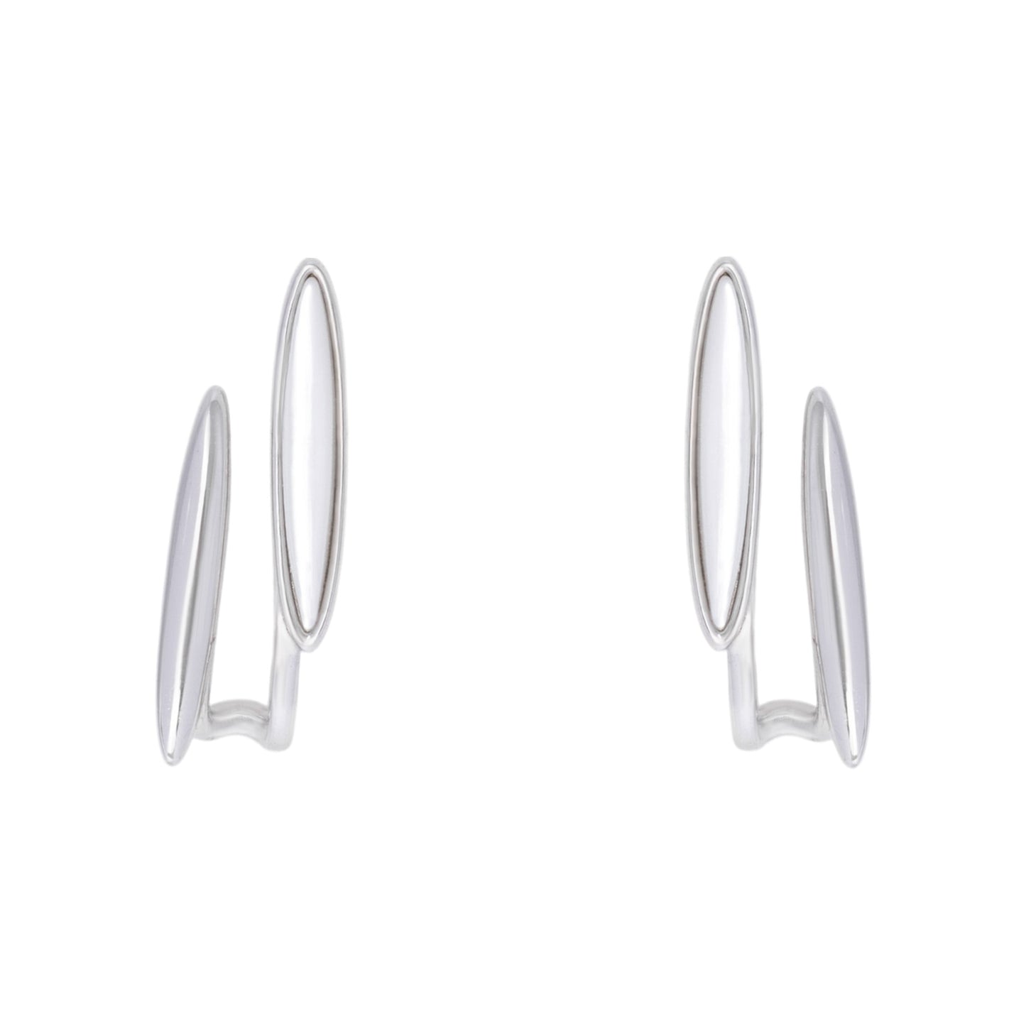 Duo Oval Earring