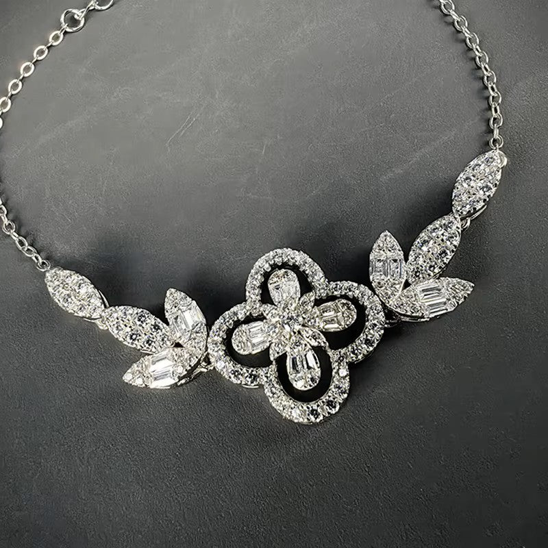 Moissanite Blossom Bracelet