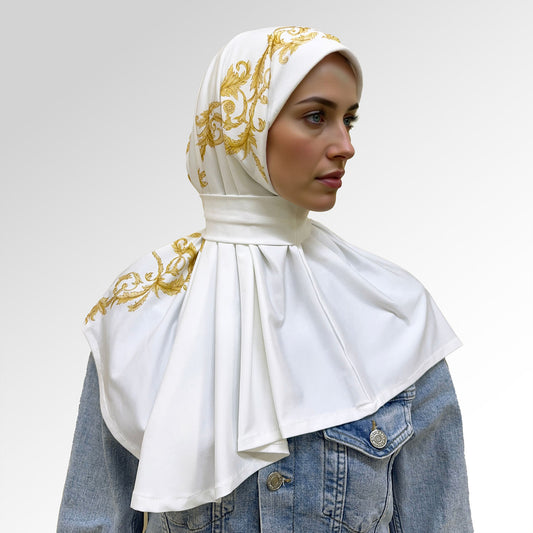حجاب قطعة واحدة مطبوع ديجيتال