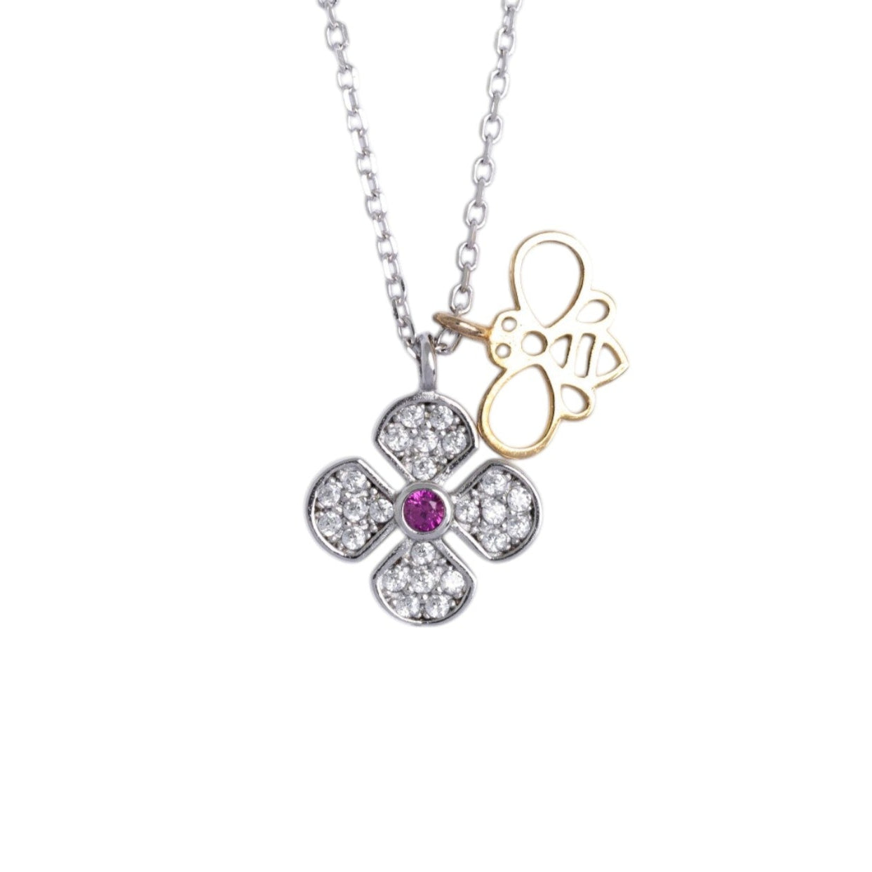 Flora Bee Necklace