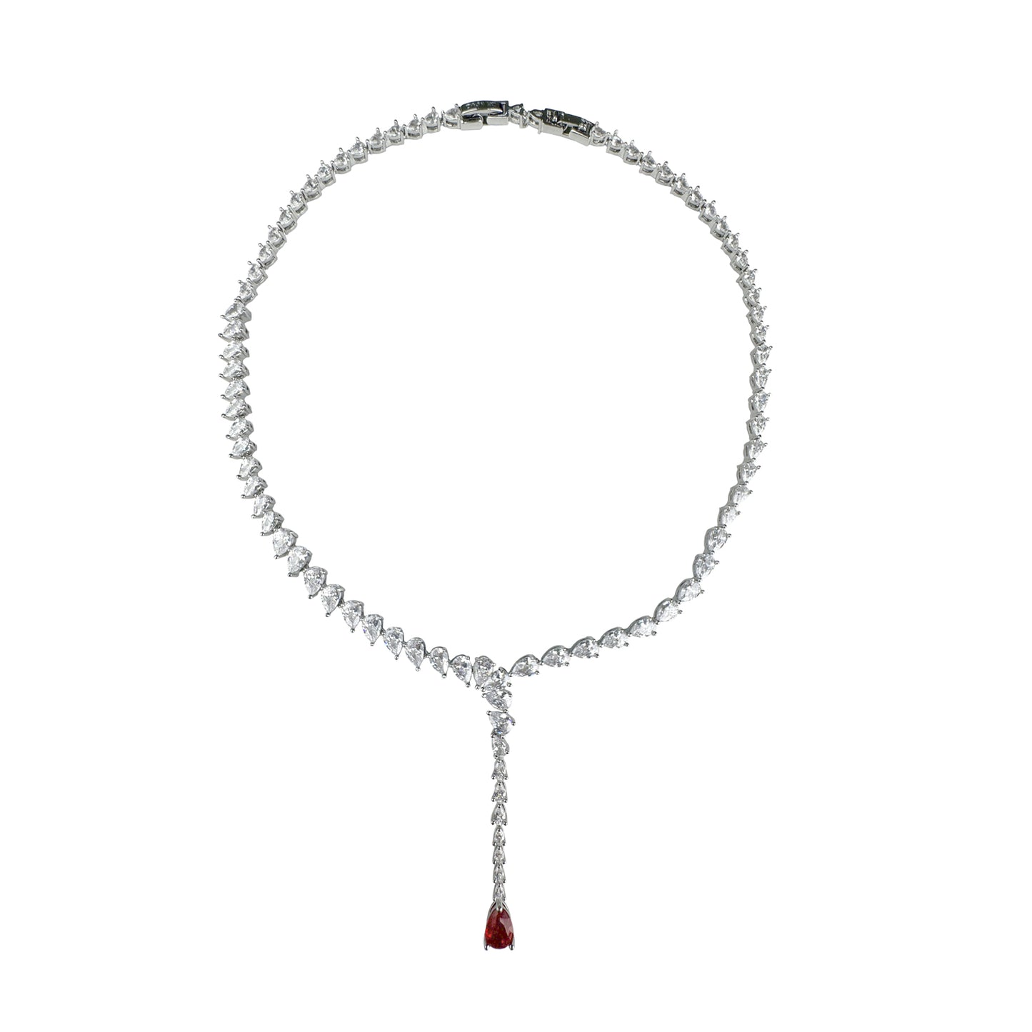 Luxurious Pear Necklace Set