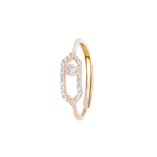 Pointed Halo Ring