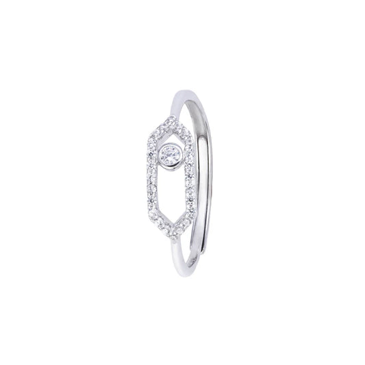 Pointed Halo Ring