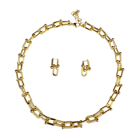 "Elite Set" Modern Shine in Golden Touch