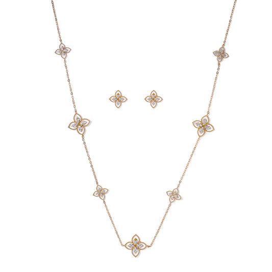 Floral Grace Long Chain Set