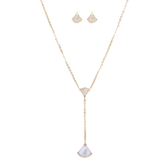 Arc Drop Necklace Set