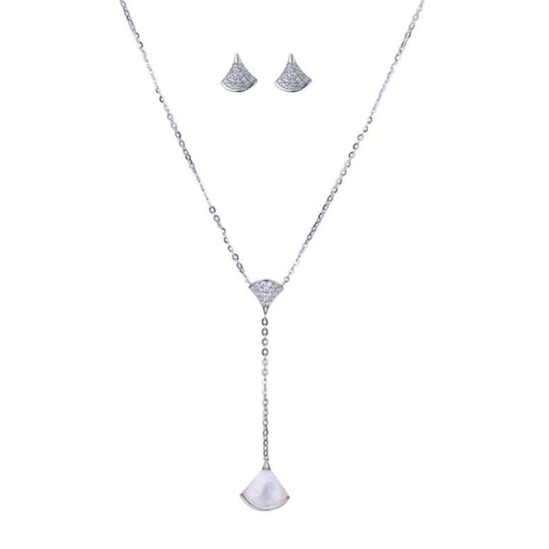 Arc Drop Necklace Set